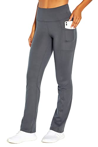 Balance Collection Emilia High Rise Pocket Bootcut Yoga Pant Pantaloni, turbolenza, L Donna