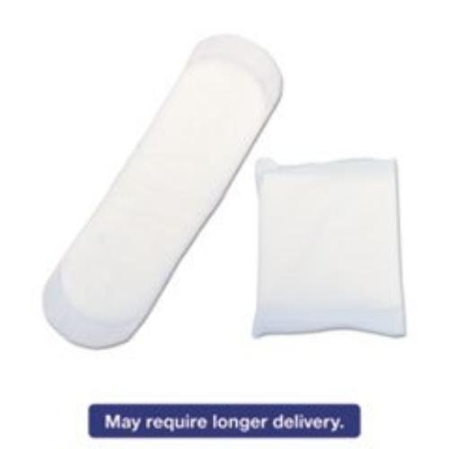 Hospital Specialty 250IM Maxi thin Sanitary Napkin Pads Individual, Plastic, 1" x 1" x 1"