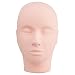 BEPHOLAN Pro Rubber Practice Training Head Cosmetology Mannequin Doll Face Head For Eyelashes Makeup Practice primary