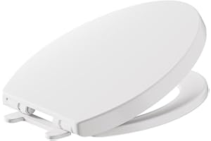 American Standard 5025A65G.020 TELESCOPING EL Luxury SEAT WHT, White