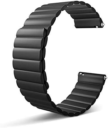 Magnetic Watch Band, Silicone Watch Strap 20mm 22mm Smartwatch