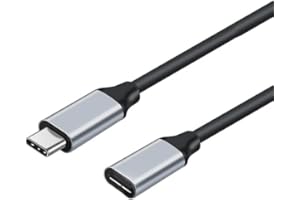 USB C Extension Cable, Type-C USB 3.2 Gen 2(10Gbps) Male to Female Extender,4K@60HZ Fast Charge,for Data Transfer,Charging,Au