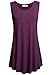 Nandashe Womens Casual Scoop Neck Sleeveless Flare Tunic Tank Tops Peplum Blouse