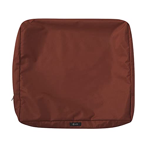 Classic Accessories Ravenna Water-Resistant 25 x 22 x 4 Inch Outdoor Back Cushi…