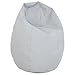 ECR4Kids Dew Drop Bean Bag Chair, Light Grey