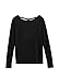 Ssyiz Women's Long Sleeve Stretchy Top Solid Color Fashion T Shirt,Black,X-Large