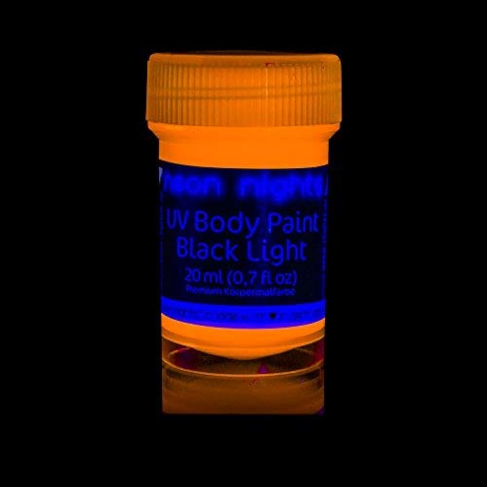 8 Body Paint X UV Black Light MakeUp 5.5 Fl Oz Bodypainting Neon