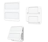 Neat Spaces Wall Mount White Metal with Command Magnetic Strips - Perch by Urbio Wally Wall Mount