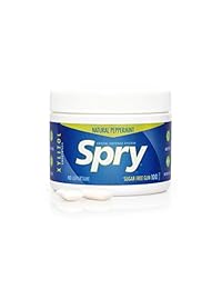 Chicle Spry de xilitol, sabor natural, 100 unidades, Paquete de 2