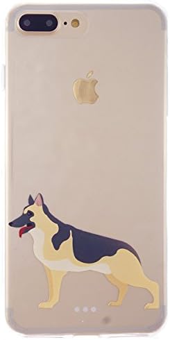 CaseBee - German Shepherd Dog Soft Clear TPU iPhone 7 Plus/ 8 PLUS (5.5) Case