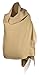 100% Cashmere Wrap Shawl Stole Grande 4-ply Travel Wrap (Wheat)
