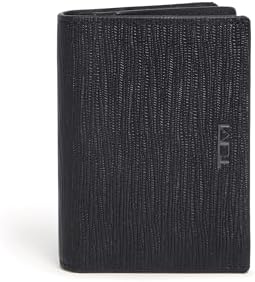 Amazon.com: Tumi Mens L-Fold Black Embossed One Size : Clothing