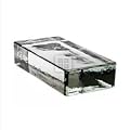 Quality Glass Block 9 1/4" x 2 1/8" x 4 1/2" Vetropieno Clear Glass Brick