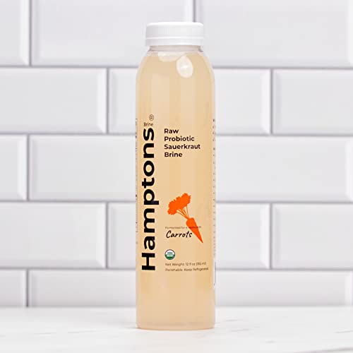 Hamptons Brine Raw Probiotic Sauerkraut Brine made with Organic Carrots