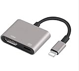 Aictoe Compatible with iPhone iPad to HDMI Adapter