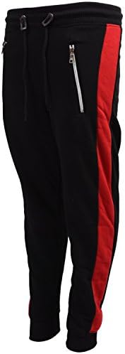 Galaxy by Harvic Boys Active Fleece Jogger Pant with Panel Detail