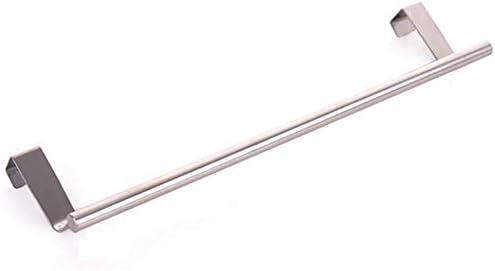 Meltset Stainless Steel Towel Holder Towels Rack Hanging Over The Kitchen Cupboard Over Door Hanging Rail 14 Inches