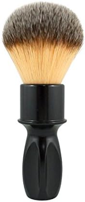 RazoRock 400 Plissoft Synthetic Shaving Brush - Glossy Black Handle