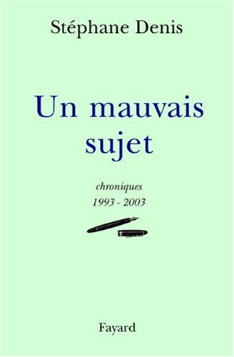 Un  mauvais sujet