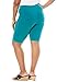 Roaman's Women's Plus Size Essential Stretch Bike Short - 1X, White