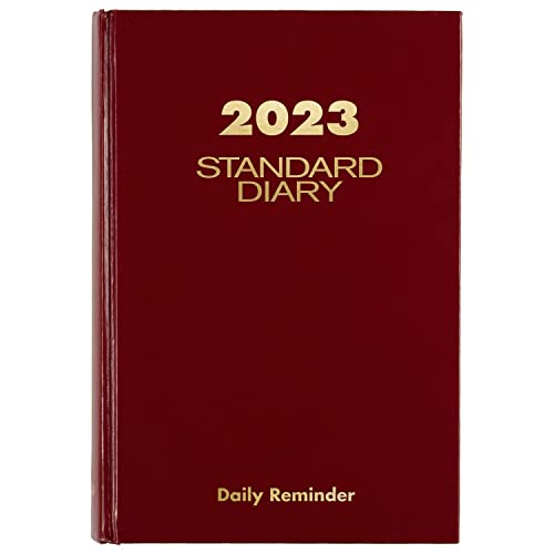 ATAGLANCE 2023 Daily Diary, Standard Planner Journal, 12 Month, 53/4
