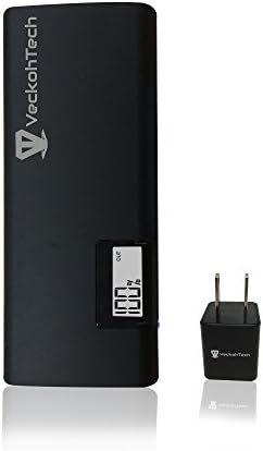 Power Bank, Portable Charger 13,000mAh With Micro USB Cable and FREE AC USB Adapter By Veckoh Tech. External Battery as Cell Phone Charger, Travel Charger for Smartphone, Tablets, PS4, Cameras &amp; More. This Superb Battery Backup Is Easy to Use and Can Charge Your Device Anywhere