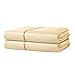 Beckham Hotel Collection Luxury Flat Sheet (2-Pack) - Luxurious Soft-Brushed Microfiber, Hypoallergenic and Stain Resistant - King - Cream