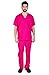 NATURAL UNIFORMS Men's Scrub Set Medical Scrub Top and Pants