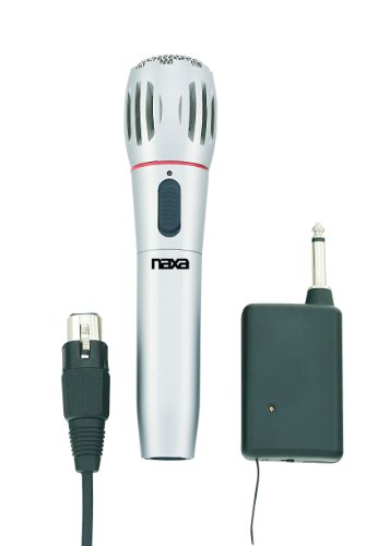 NAXA Electronics NAM-982 Handheld Wireless Microphone, Multipattern