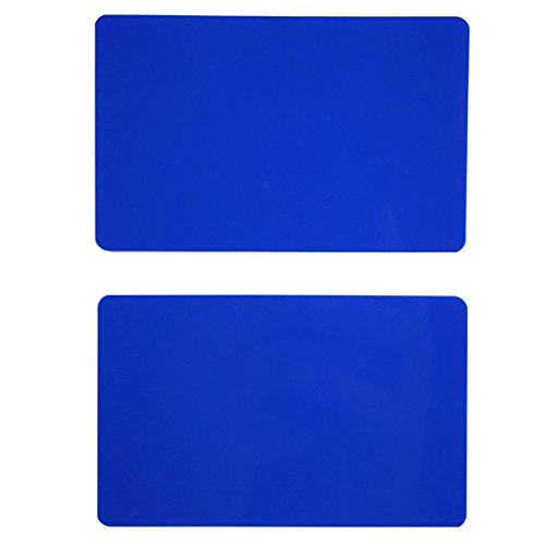 Pack of 500 Premium Graphic Quality Hospital Blue PVC Cards CR80 30 Mil Standard Credit Card Size by My ID City