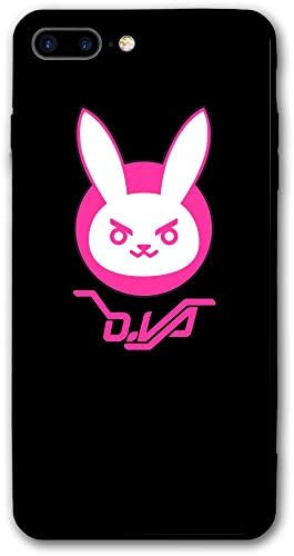 Phone Case Compatible with IPhone8 Plus Overwatch Dva Bunny Logo Protective Cover