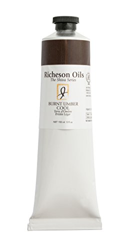 Jack Richeson 5 Oz Artist Oil Color,Burnt Umber Cool