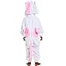 Silver Lilly Kids Unicorn Animal Costume - Childrens Plush One Piece Pajamas