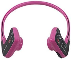Hzhy Bone Conduction Underwater Swimming Teaching Headset Headset Waterproof Headset Running Sports Swimming Teaching Headset (Color : Pink)