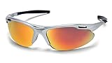 Pyramex Safety Avante Eyewear, Silver Frame, Ice Orange Lens