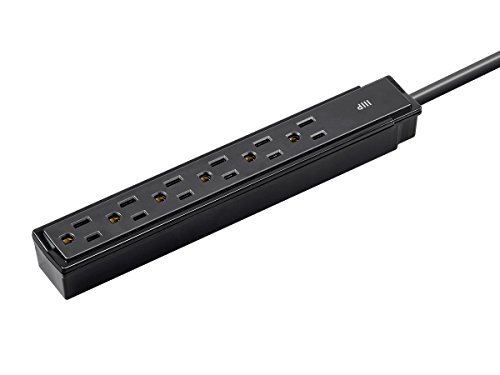 Monoprice Surge Strip Computer Surge Protector, Black (115873)