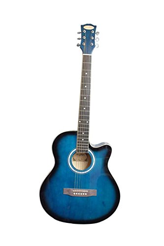 Tms Blue Acoustic Electric Guitar - Tms Krafter Acoustic Standard String Guitar 39 Inch Amazon In Electronics