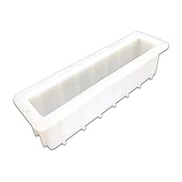 Mose Cafolo Large Loaf Soap Mold Thick Lip Silicon Rectangular Mould DIY Handmade Swirl Making Tools Tall 12