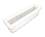 Mose Cafolo Large Loaf Soap Mold Thick Lip Silicon Rectangular Mould DIY Handmade Swirl Making Tools Tall 12''