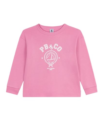 Petit Bateau Tee-Shirt Enfant Manches Longues en Coton imprimé