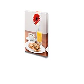 Still Life Continental Breakfast Served with Coffee and...