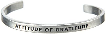 ATTITUDE OF GRATITUDE QUOTABLE CUFF BRACELET