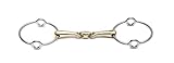 HB Gag Ring Snaffle Bits O/Link German Silver Mouth 1060
