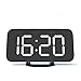 Home LED Clock-No Frills Simple Operation-Large Night Light-Loud Alarm-Snooze-Full Range Brightness Dimmer-Big White Digit Display