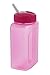 Rubbermaid Litterless Juice Box w/Sipping Spout – Reusable Water Bottles for Kids & Adults - BPA Free, Freezer & Dishwasher Safe - Great for Juices, Water, Lunch Box – 8.5oz, Dragon Berry (6 Pack)