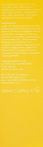 ila-Spa Body Oil for Vital Energy, 3.38 fl. oz.