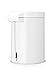 Brabantia Step Trash Can 0.7 Gallon/3 Liter - White