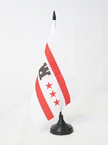 AZ FLAG Province of Drenthe Table Flag 5'' x 8'', Drenthe Office Decoration 100% Polyester 21 x 14 cm