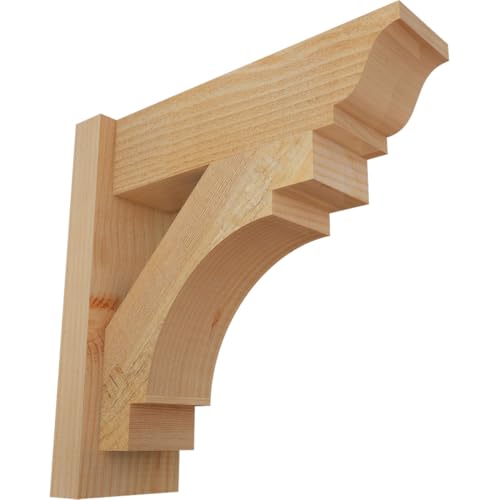 5 1/2"W x 18"D x 18"H Merced Smooth Traditional Outlooker, Douglas Fir