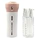 2 Pieces 4 in 1 Travel Dispenser, CHIVENIDO Lotion Shampoo Gel Travel Dispenser Bottle Sets Shower Bottles Refillable Travel Bottles for Makeup Travel Supplies